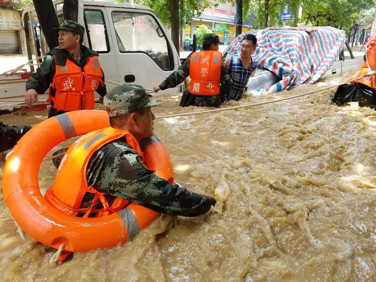 康通股份“村村響”  隨縣抗洪救災中