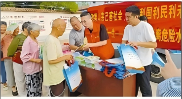 魯陽街道“巡查+宣傳+警示”織密防汛網