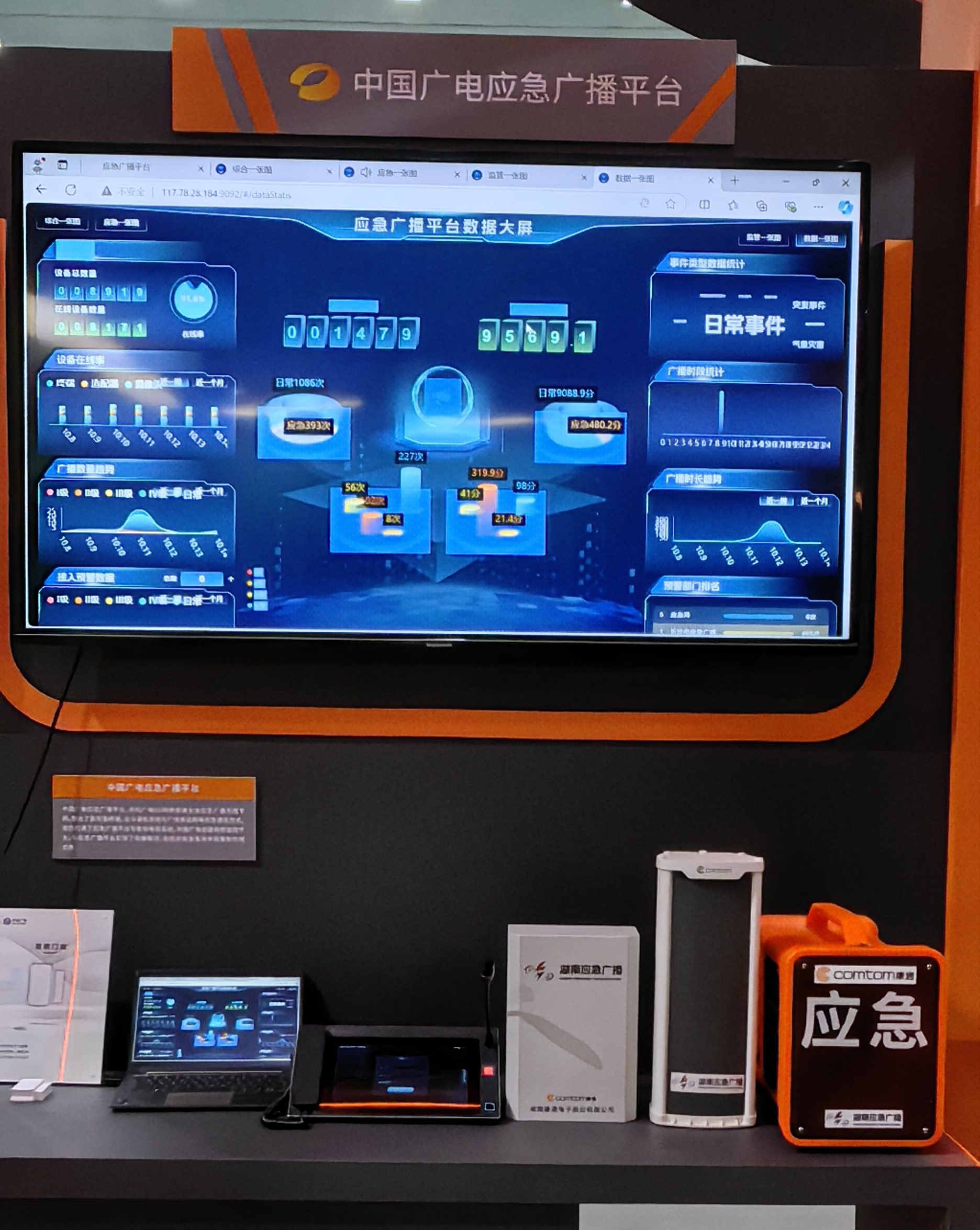 應急廣播平臺、終端展示 應急廣播平臺、終端展示